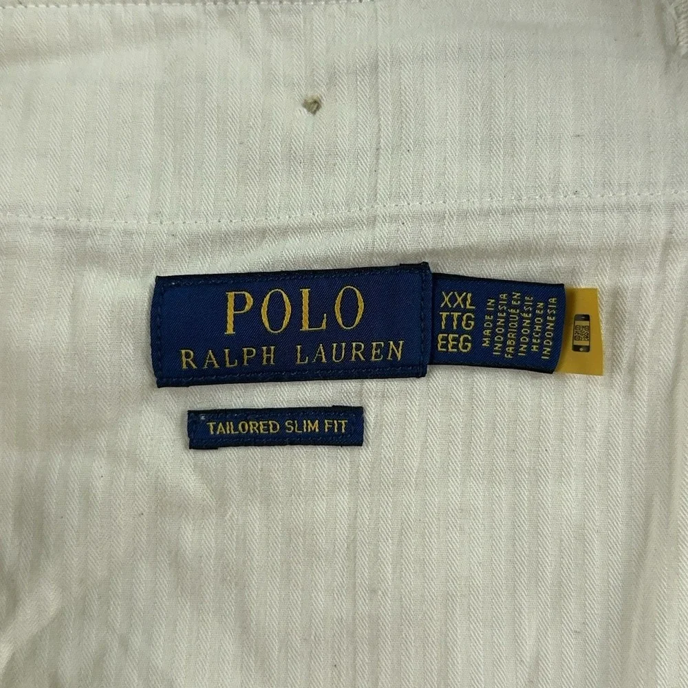 Polo Ralph Lauren Prepster Pants Size 2XL Tailored Slim Fit Linen Blend